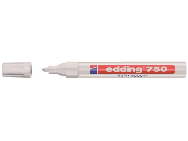 Viltstift Edding 750 Lakmarker Rond-Wit 2-4mm